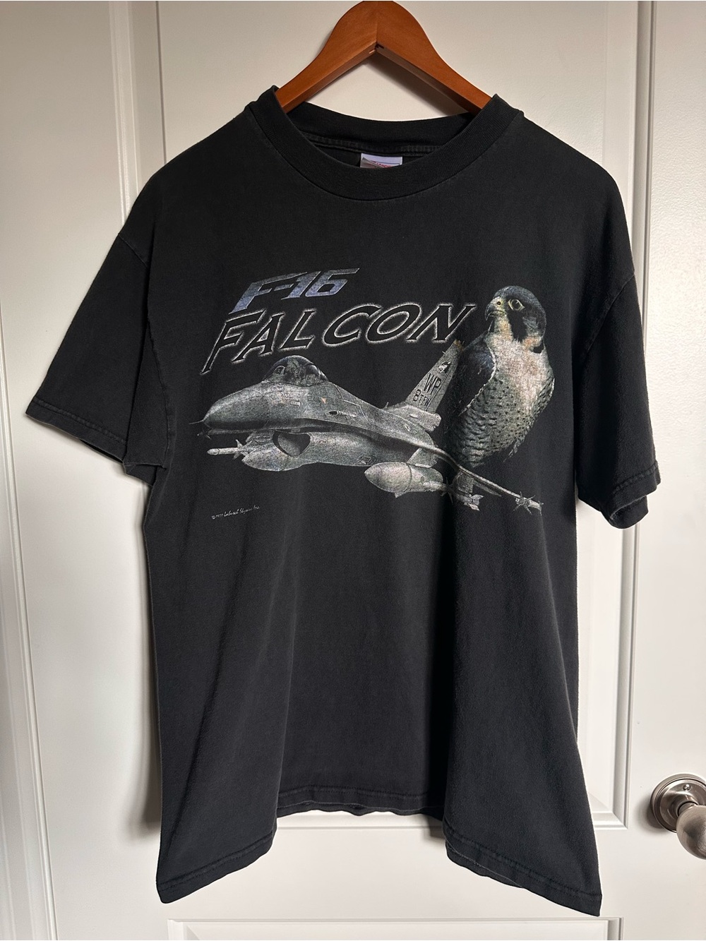 F16 Falcon Graphic Tee - Black (M/L)